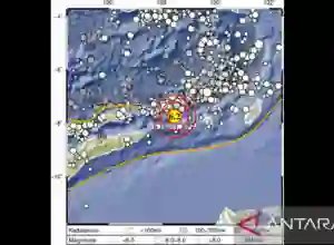 Maluku Barat Daya Gempa M 6,1, Akibat Subduksi di Laut Banda