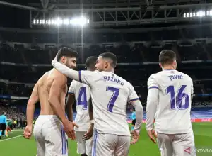 Real Madrid Raih Gol 1-0 atas Granada