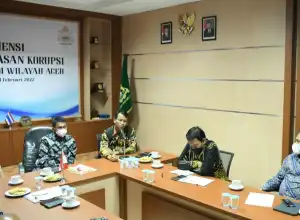 KPK Hadir di Aceh Audiensi dengan Kadin Aceh