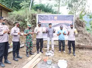 Warga Bener Meriah Mendapat Rumah Layak Huni dari Polres Setempat
