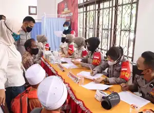 Polda Aceh Sediakan 298 Gerai Pelayanan Vaksinasi COVID-19