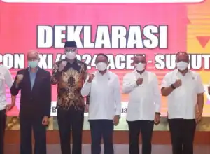 Menpora Deklarasi PON Aceh-Sumut