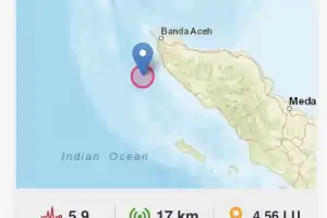 Aktivitas Subduksi Lempeng Jadi Penyebab Gempa di Aceh Jaya