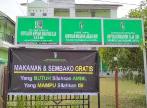 HMI Lhokseumawe-Aceh Utara Sediakan Sembako dan Makanan Gratis