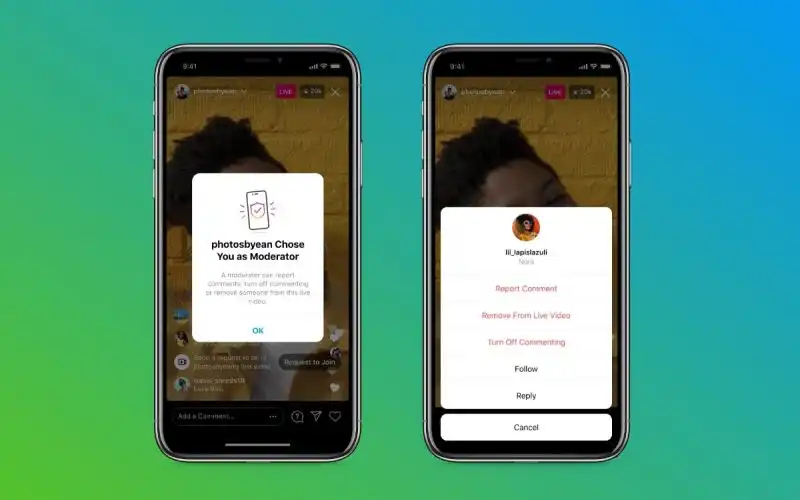 Instagram berikan fitur moderator untuk siaran langsung