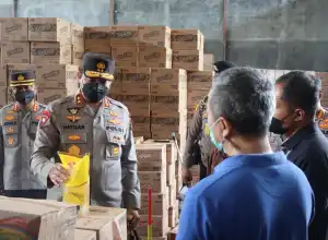 Pastikan Ketersediaan Stok, Kapolda Aceh Sambangi Distributor Minyak Goreng