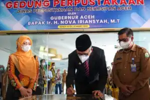 Gedung Pustaka Wilayah Aceh Diresmikan Gubernur Aceh