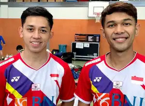 Ganda Putra Indonesia Hadapi Malaysia di Semifinal Swiss Open