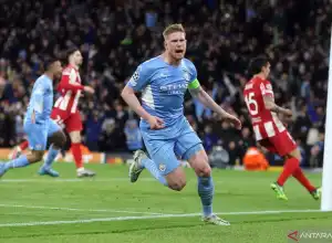 Manchester City Menang tipis 1-0 Atas Atletico Madrid