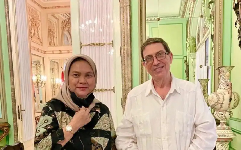 Dubes RI Bahas Peningkatan Kerja Sama Bilateral Dengan Menlu Kuba