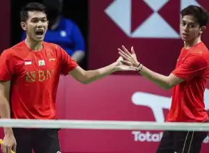 Fajar/Rian Ditantang Ganda Putra Tuan Rumah di Babak Final Korea Open