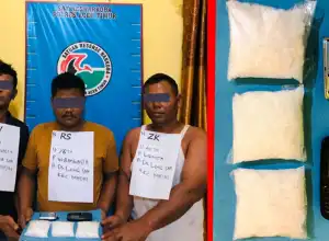 Polisi Tangkap Lima Pelaku Pengedar Sabu-Sabu di Aceh Timur