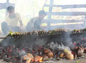Leumang, Kudapan Khas Menu Berbuka di Lhokseumawe
