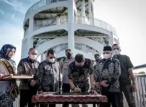 Menparekraf Kunjungi Desa Wisata Cinta Raja di Langsa