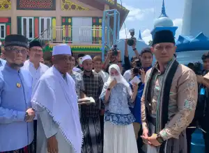 Gelar Safari Ramadhan, AHY Kunjungi Dayah Ruhul Fatayat Aceh Besar