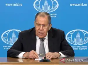 Menlu Lavrov: Senjata Barat di Ukraina Target Sah Bagi Militer Rusia