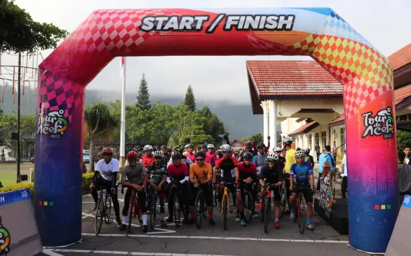 Tour de Aceh Etape I Sukses Digelar