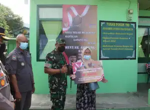 Pangdam Iskdandar Muda Serahkan BLT Kepada Warga di Bener Meriah