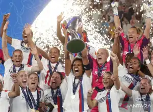 Kalahkan Barcelona 3-1, Lyon Juara Liga Champions Putri 2021/2022