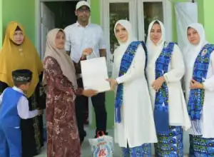 Ketua TP PKK Tinjau Pembangunan RLH di Aceh Timur