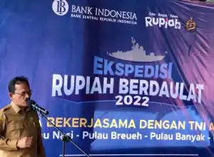 BI Bersama TNI AL Gelar Ekspedisi Rupiah Berdaulat 2022