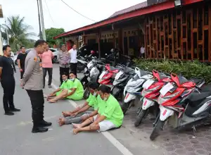 Polisi Tangkap Komplotan Curamor Aceh Timur