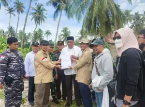 Pemerintah Aceh dan Tim Kemendagri Kunjungi Empat Pulau Sengketa di Singkil