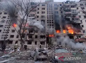 Ibu Kota Ukraina Kembali Diguncang Ledakan