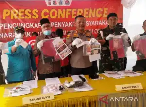 Polres Aceh Barat Sita Sabu Senilai Rp400 Juta dari Empat Tersangka