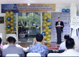 Rektor USK Resmikan Klinik Pratama dr. T. Makmur Mohd. Zein