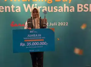 Capli Aceh Raih Juara Tiga Talenta Wirausaha BSI 2022