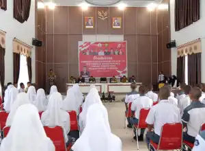 Calon Anggota Paskibraka di Bener Meriah Diberi Pembekalan Ideologi Pancasila