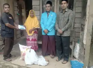 PDA Aceh Utara Serahkan Bantuan untuk Korban Angin Puting Beliung
