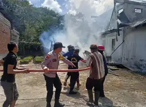 1 Unit Rumah Warga Di Bener Meriah Terbakar