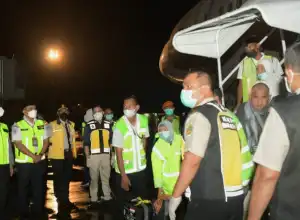 391 Jemaah Haji Aceh Kloter I Tiba dalam Kondisi Sehat