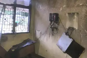 Diduga Korsleting Listrik, Kantor Lama Pelindo di Pelabuhan Malahayati Terbakar