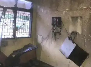 Diduga Korsleting Listrik, Kantor Lama Pelindo di Pelabuhan Malahayati Terbakar
