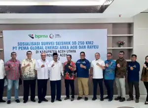 PGE Sosialisasikan Pencarian Sumber Migas Baru Seismik 3D di Aceh Utara 