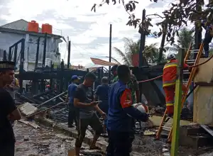 Rumah Pimpinan Dayah di Banda Aceh Hangus Terbakar