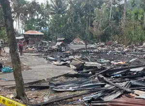 Kerugian pada Kebakaran 15 Unit Rumah di Gayo Lues Ditaksir Mencapai 1,5 M