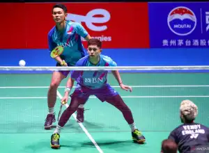 Indonesia Sisakan Dua Ganda Putra pada Semifinal Kejuaraan Dunia 2022