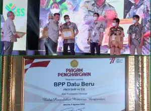 BPP Datu Beru Raih Penghargaan dari Menteri Pertanian RI