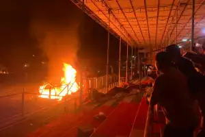 Buntut Pembakaran Stadion, Polisi Periksa Panpel Pertandingan Persiraja Vs PSMS