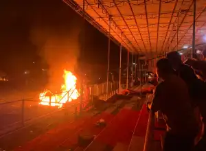 Buntut Pembakaran Stadion, Polisi Periksa Panpel Pertandingan Persiraja Vs PSMS