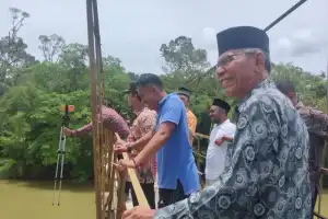 Seekor Gajah Liar Masuk Pemukiman Warga di Lamno