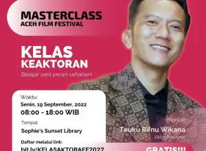 Aktor Film Laskar Pelangi Meriahkan Aceh Film Festival