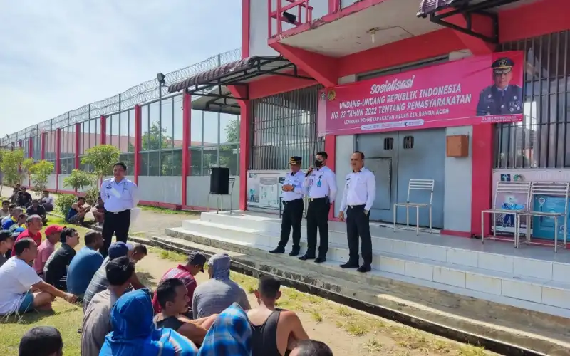 Sosialisasi UU PAS Terbaru, Ka. Lapas Banda Aceh: Seluruh Warga Binaan Wajib Mengetahui Hak-haknya