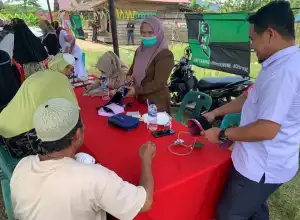 HMI Lhoukseumawe-Aceh Utara Gandeng Dinkes Buka Pengobatan Gratis di Pedalaman Aceh Utara