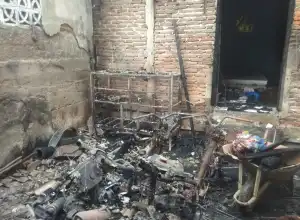 Sebuah Rumah Bersama Tiga Motor Ludes Terbakar di Aceh Utara