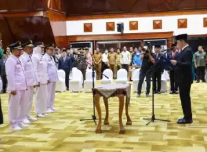 4 Pj Bupati di Aceh Dilantik, Pj Gubernur Aceh Ingatkan Tingginya Inflasi dan Stunting